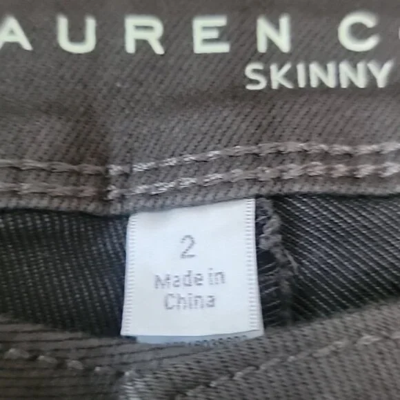 Lauren Conrad Green Skinny Pants Jeans Size 2 NWT - Picture 6 of 9